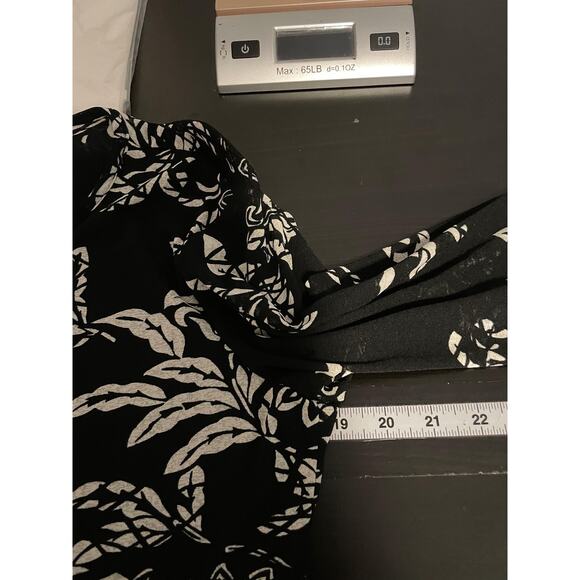 Requirements Shirt Womens Medium Floral Print Long Sleeve Semi Sheer Artsy Y2K - Picture 6 of 8